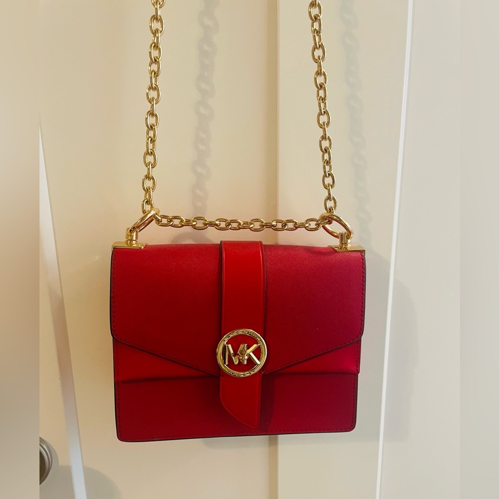 Authentic Michael Kors-Carmen Medium Convertible Shoulder Bag - Picture 4 of 5